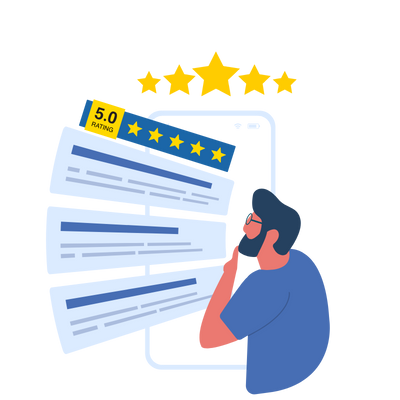 Reviews interface preview